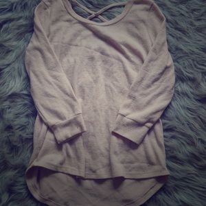 Pink quarter sleeved shirt